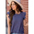 Double Flutter Short Sleeve Blouse - Betsey's Boutique Shop - Shirts & Tops