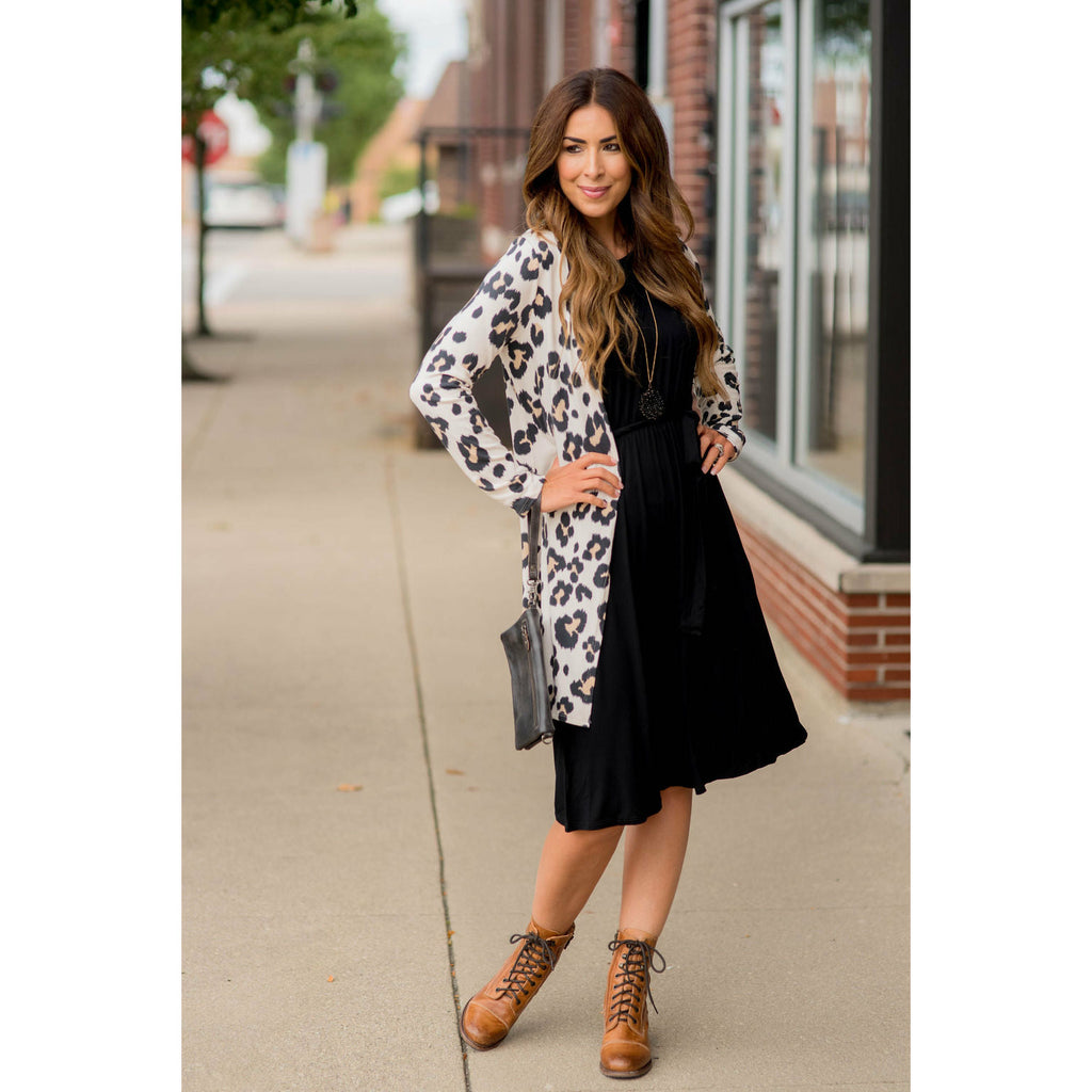 Lightweight Leopard Cardigan - Betsey's Boutique Shop