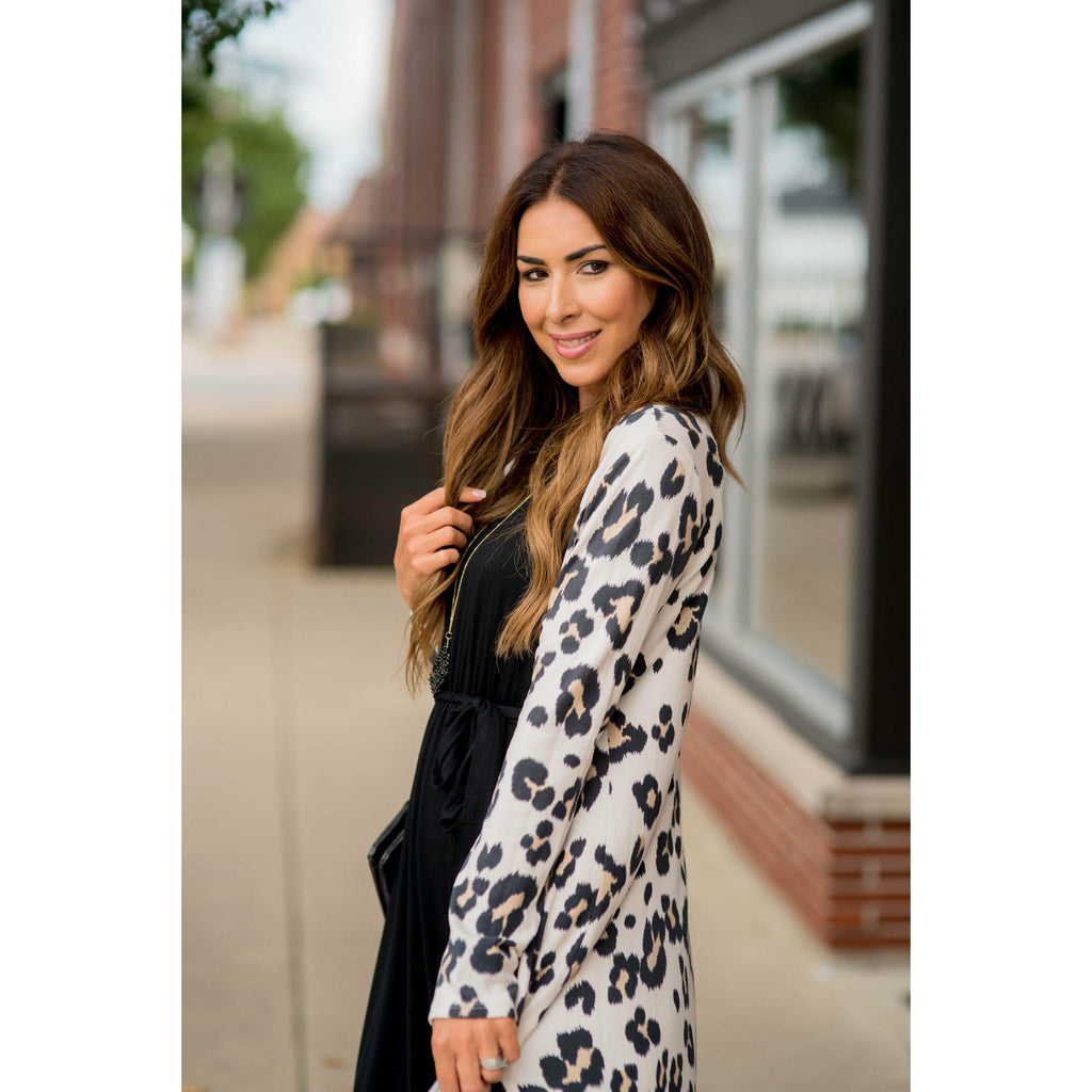 Lightweight Leopard Cardigan - Betsey's Boutique Shop