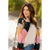 Pink Knitted Color Block Cardigan - Betsey's Boutique Shop