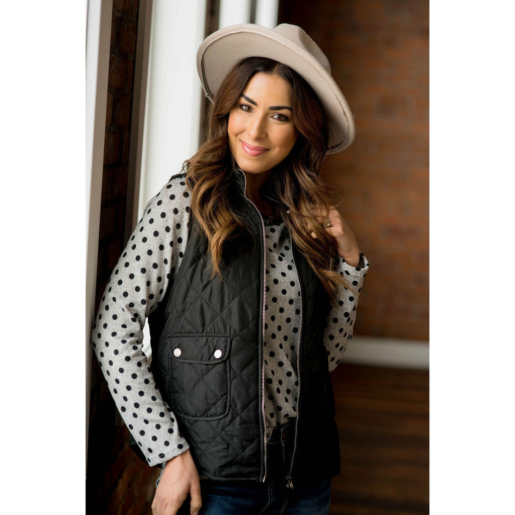 Matte Puffer Vest - Betsey's Boutique Shop