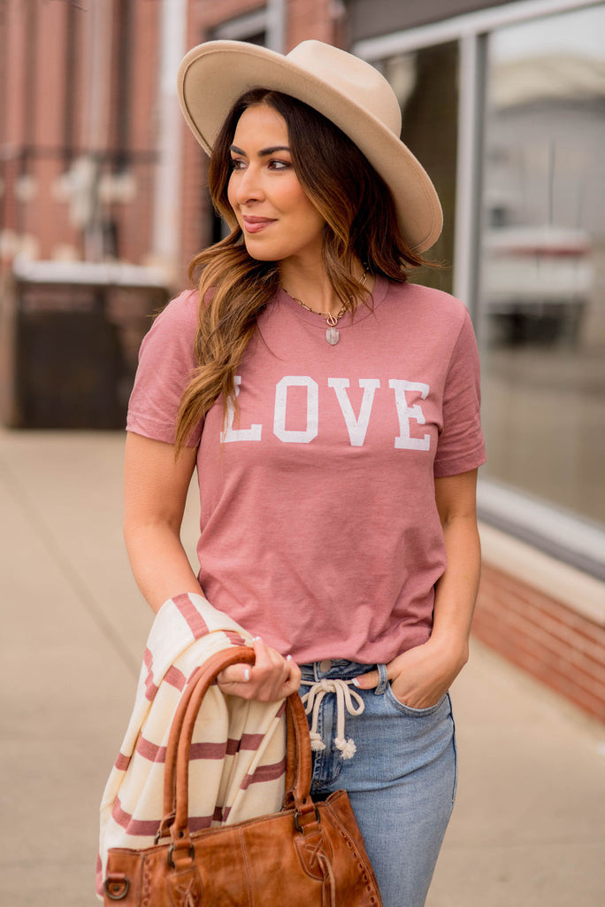 Bold Love Graphic Tee - Betsey's Boutique Shop