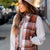Shades Of Fall Plaid Vest