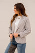 Relaxed Ribbed Blazer
