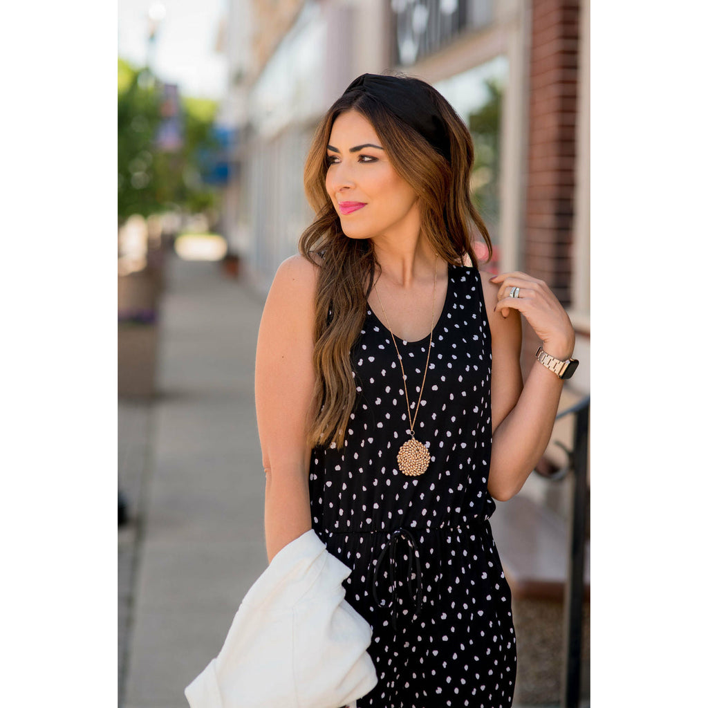 Cheetah Sleeveless Jumpsuit - Betsey's Boutique Shop