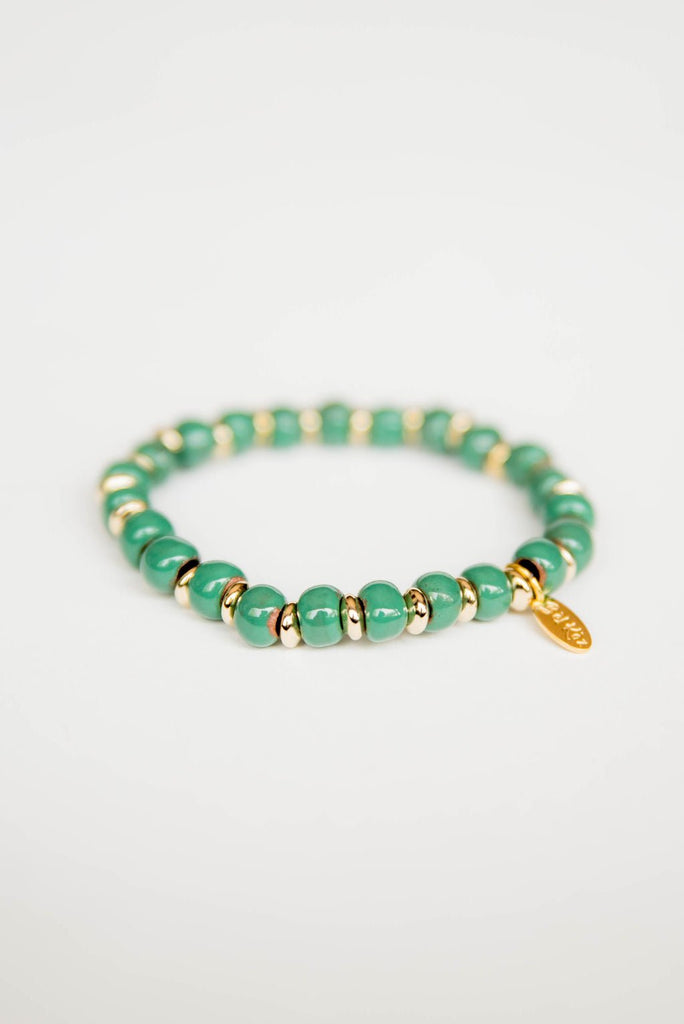 Bel Koz 14k Gold Accented Clay Bracelet - Betsey's Boutique Shop -