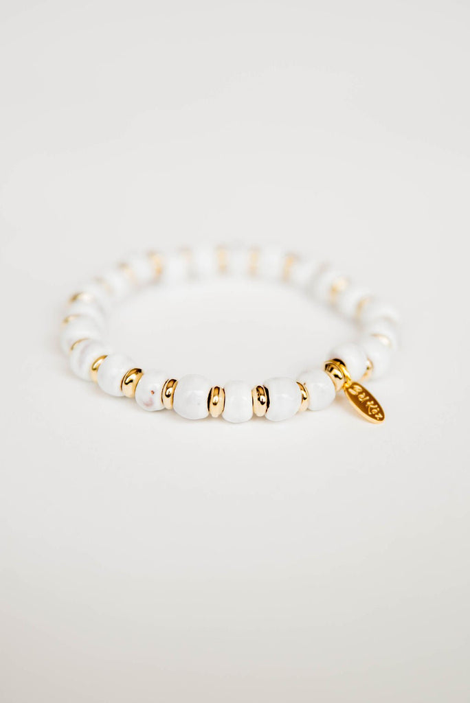 Bel Koz 14k Gold Accented Clay Bracelet - Betsey's Boutique Shop -