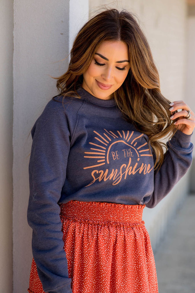 Be The Sunshine Graphic Crewneck - Betsey's Boutique Shop -