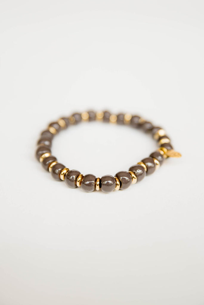 Bel Koz 14k Gold Accented Clay Bracelet - Betsey's Boutique Shop -