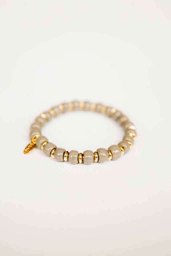 Bel Koz 14k Gold Accented Clay Bracelet - Betsey's Boutique Shop -