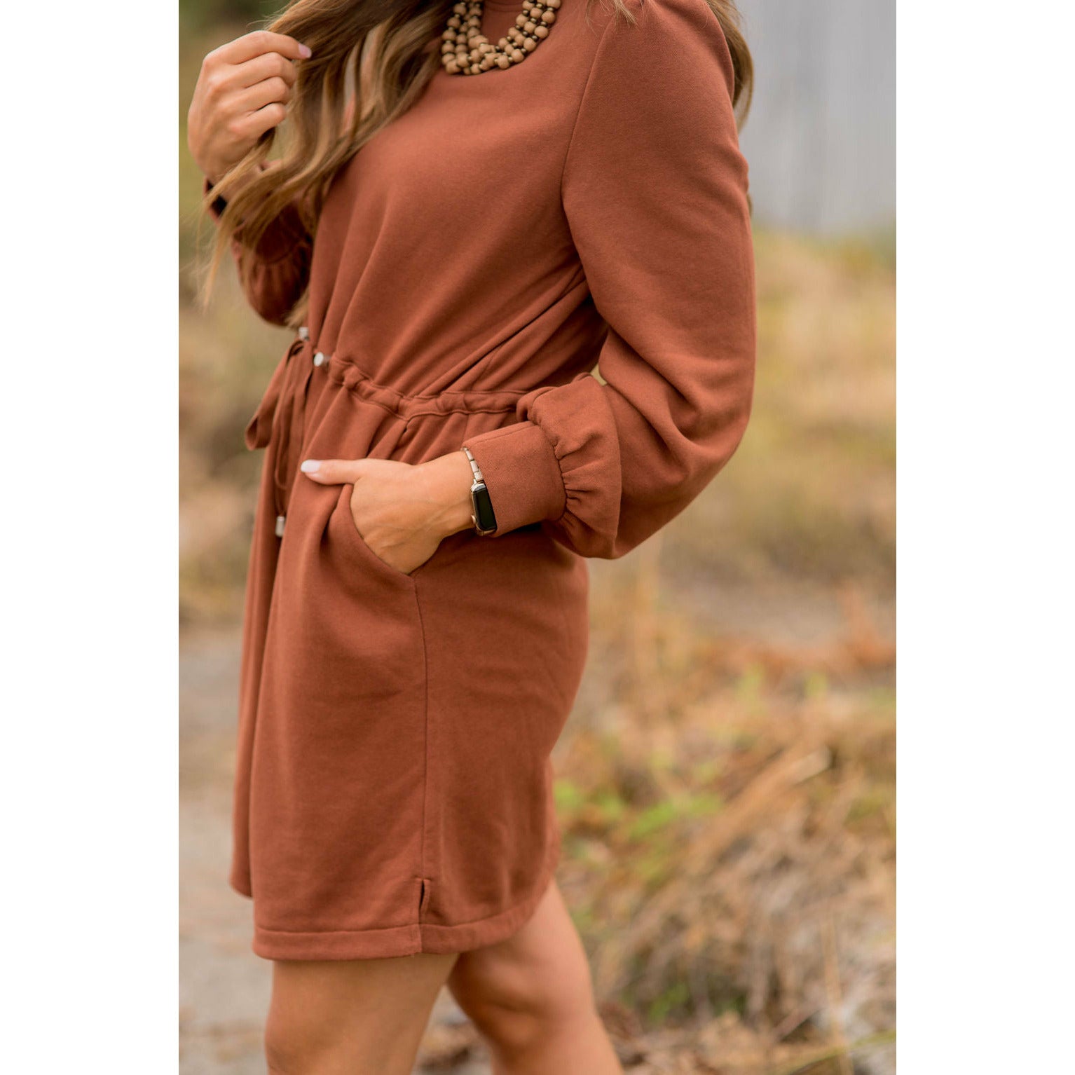 long sleeve sweatshirt dress with pockets Quenteen Women Hoodies Dress Hooded Sweatshirts Dress Casual Long Sleeve Tunic Dress Oversized Sweatshirts with Pocket
