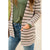Thin Olive Striped Knit Tunic Cardigan - Betsey's Boutique Shop - Coats & Jackets