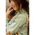 Smocked Neck Floral Long Sleeve Blouse - Betsey's Boutique Shop - Shirts & Tops