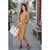 Striped Long Sleeve Midi Dress - Betsey's Boutique Shop - Dresses