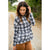 Charcoal Plaid Hoodie - Betsey's Boutique Shop - Shirts & Tops