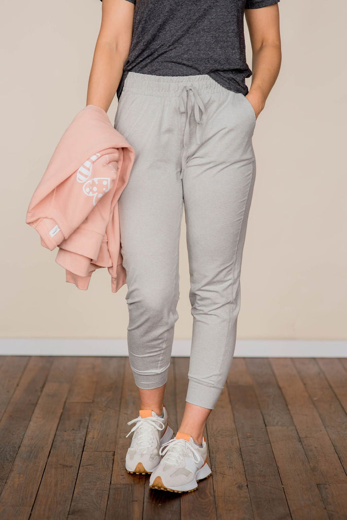 Heathered Joggers - Betsey's Boutique Shop