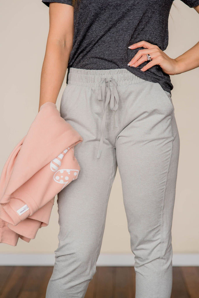 Heathered Joggers - Betsey's Boutique Shop