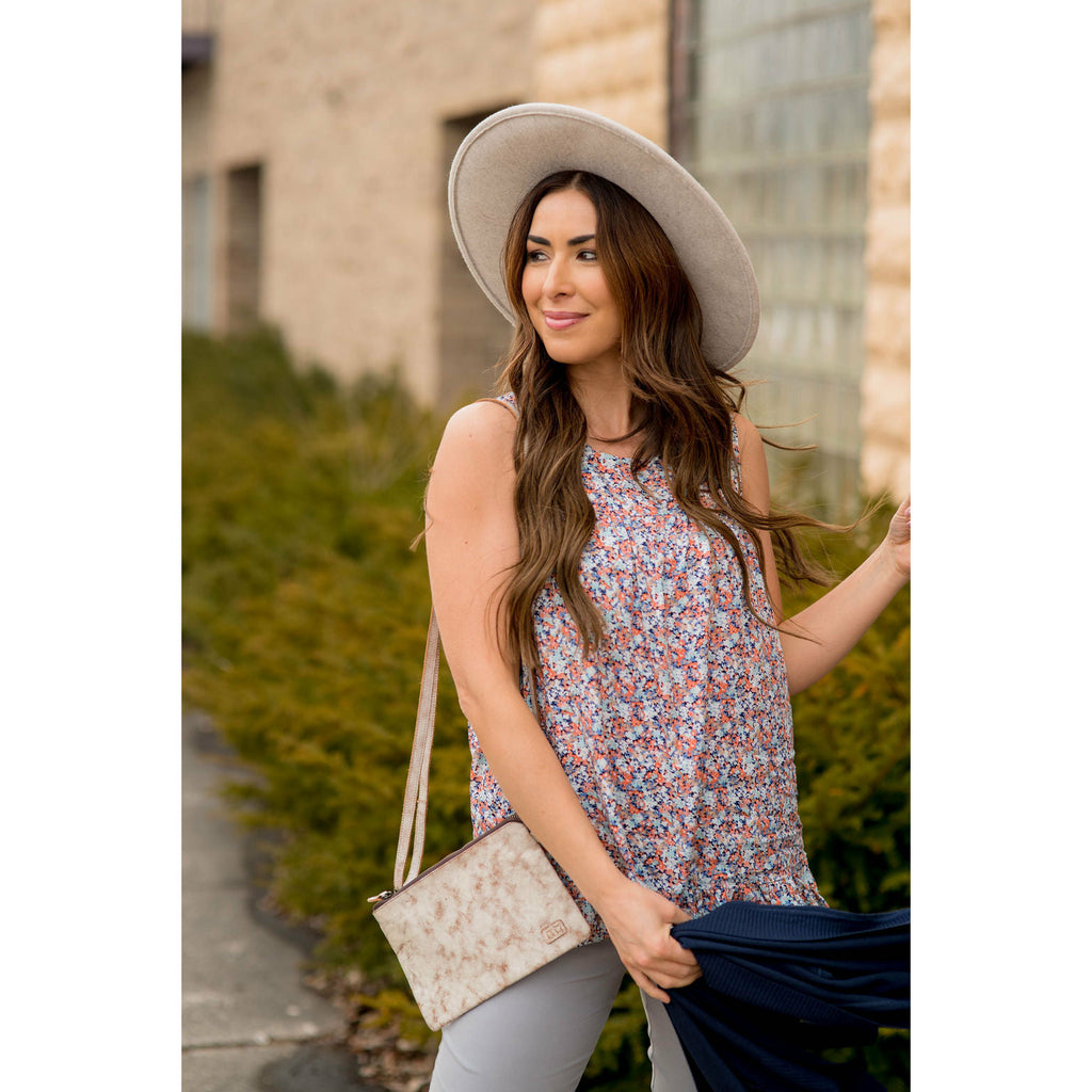 Watercolor Floral Tank - Betsey's Boutique Shop