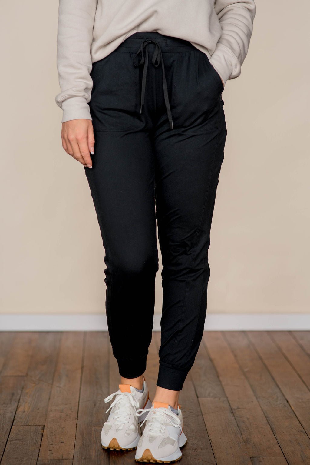 Betsey's Boutique Shop Relaxed Drawstring Joggers Black / S by Betsey's Boutique