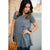 Tiered Ruffle Bottom Tee - Betsey's Boutique Shop - Shirts & Tops