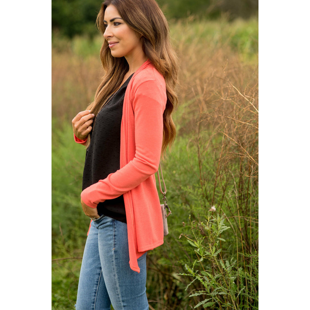 Lightweight Basic Cardigan - Betsey's Boutique Shop - Coats & Jackets