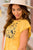 Mustard Embroidered Shirt - Betsey's Boutique Shop - Shirts & Tops