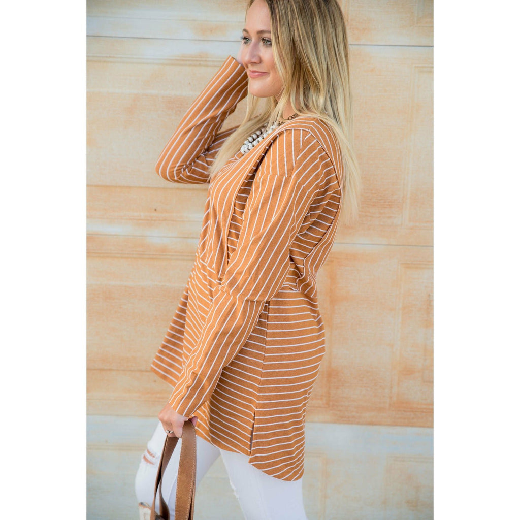 Mixed Striped Long Sleeve Tee - Betsey's Boutique Shop