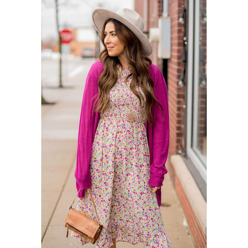 Blooming Floral Midi Dress - Betsey's Boutique Shop