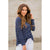 Navy So Soft Polka Dot Long Sleeve Tee