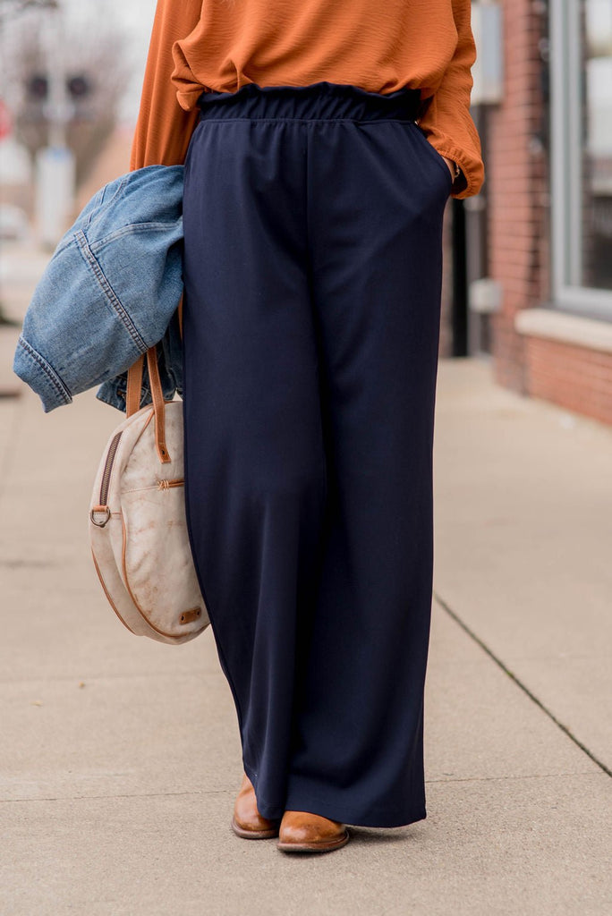 Everyday Wide Leg Pants - Betsey's Boutique Shop -