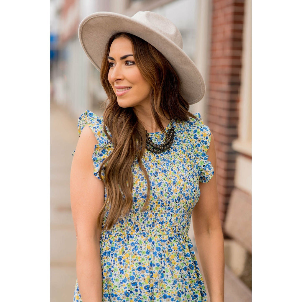 Blooming Floral Midi Dress - Betsey's Boutique Shop