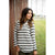 Striped Cowl Neck - Betsey's Boutique Shop - Shirts & Tops
