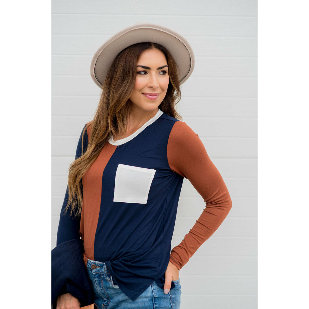 Sassy Split Pocket Tee - Betsey's Boutique Shop