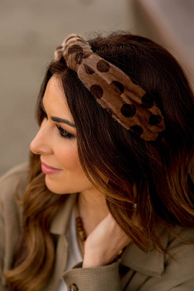 Textured Spotted Headband