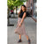 Safari Pleated Tie Midi Skirt - Betsey's Boutique Shop - Skirts