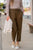 Frayed Bottom Drawstring Pants - Betsey's Boutique Shop -