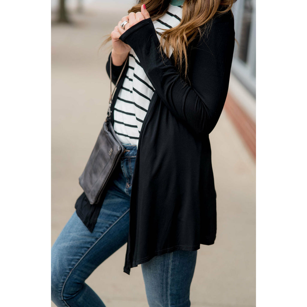 Lightweight Basic Cardigan - Betsey's Boutique Shop - Coats & Jackets