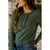Dapper Raw Edged Striped Long Sleeve Button Tee - Betsey's Boutique Shop - Shirts & Tops