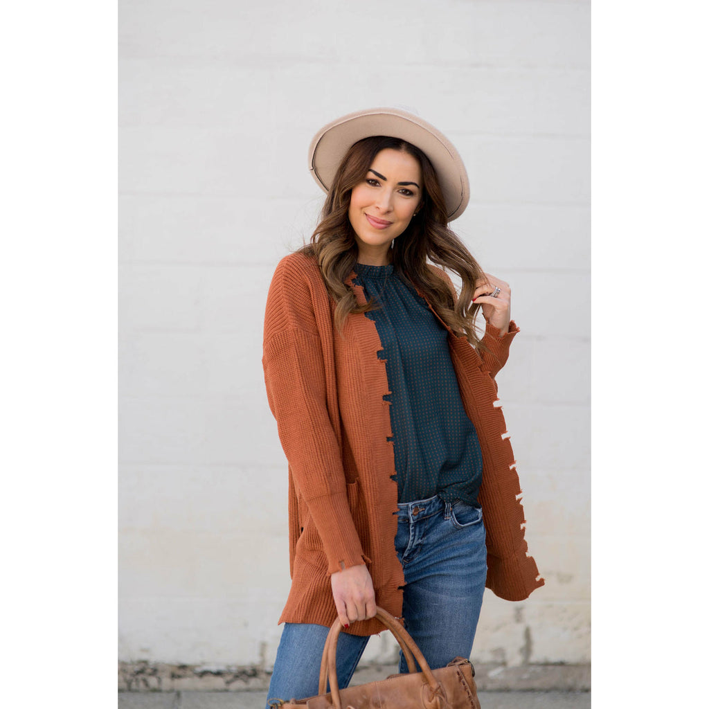 Distressed Cardigan - Betsey's Boutique Shop