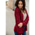 Knitted Detailed Sleeve Cardigan - Betsey's Boutique Shop