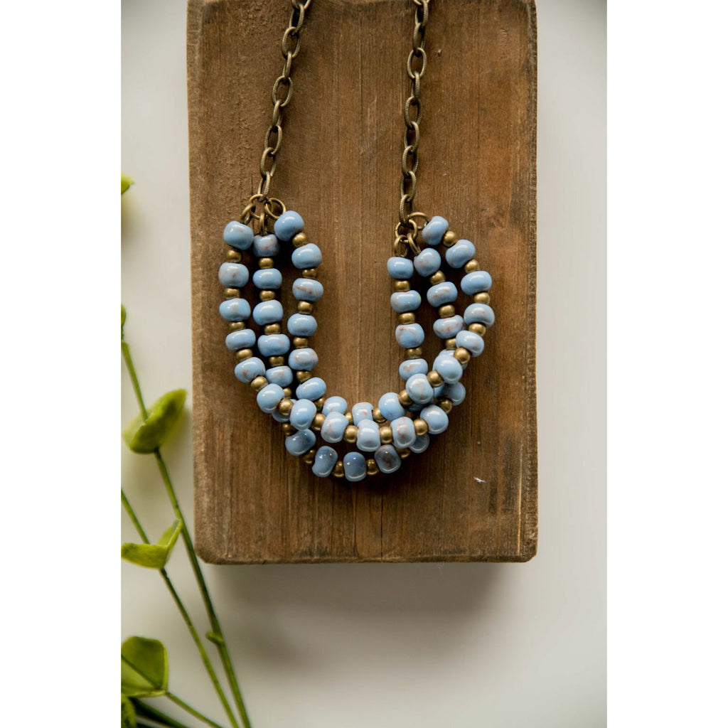 Bel Koz Triple Twist Clay Necklace - Betsey's Boutique Shop