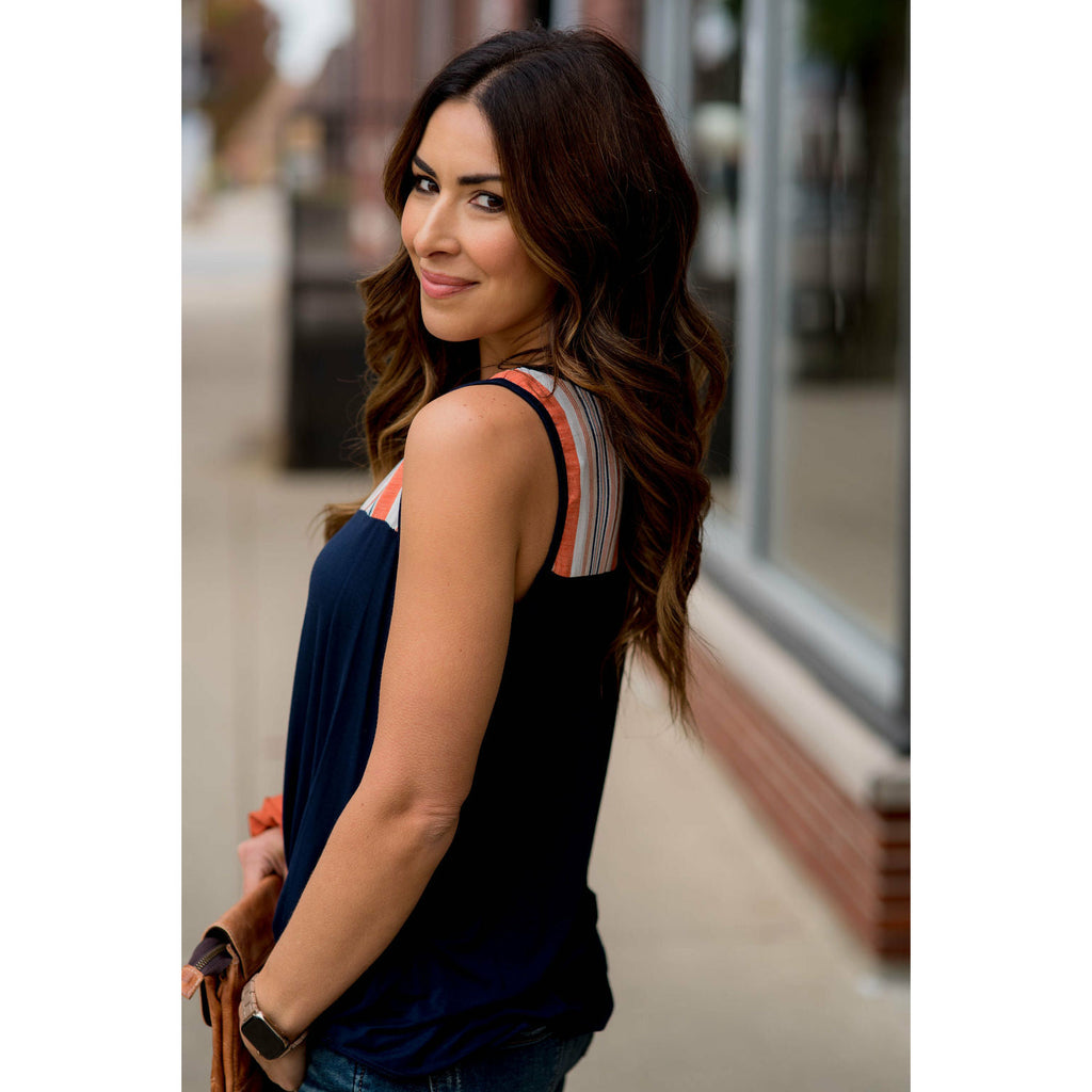 Striped Top Tank - Betsey's Boutique Shop