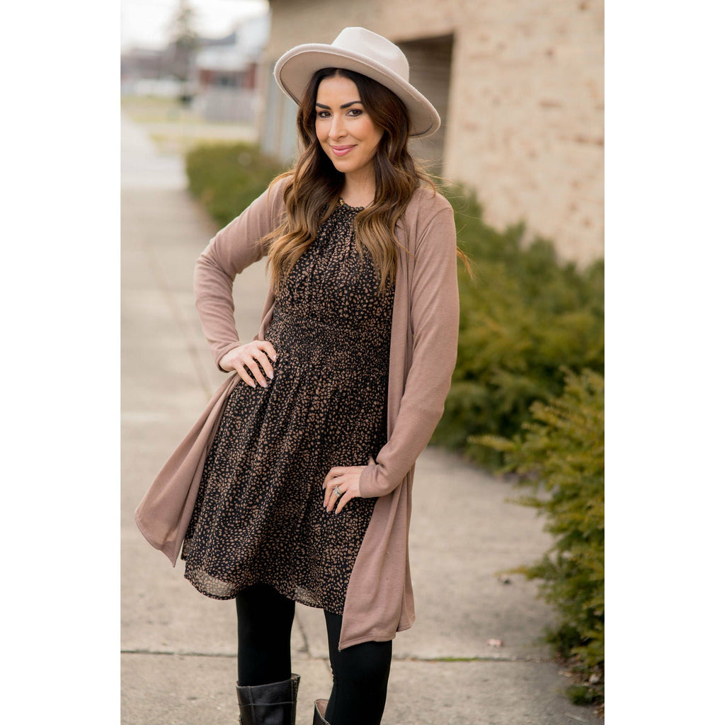 Basic Tunic Cardigan - Betsey's Boutique Shop - Coats & Jackets