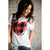 Buffalo Plaid Loved Graphic Tee - Betsey's Boutique Shop