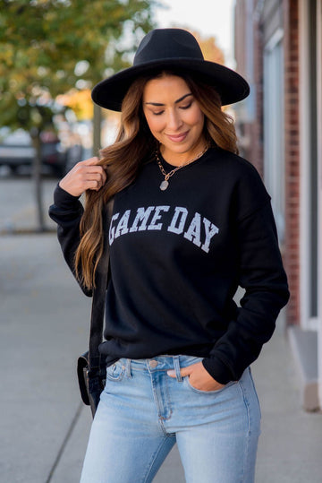 Game Day Graphic Crewneck - Betsey's Boutique Shop