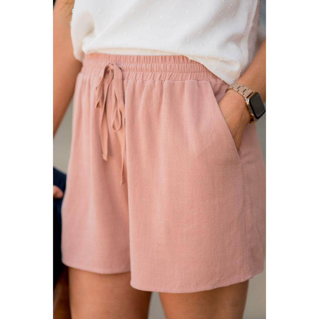 Lightweight Drawstring Shorts - Betsey's Boutique Shop