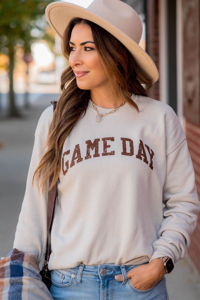 Game Day Graphic Crewneck - Betsey's Boutique Shop