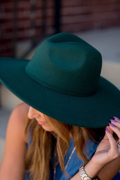 Solid Wide Brimmed Hat