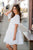 Textured Flowy Tiered V Dress - Betsey's Boutique Shop -