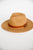 Woven Leather Band Fedora - Betsey's Boutique Shop -